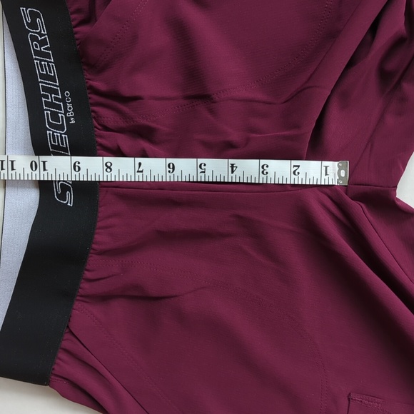 Barko Skechers Uniform Medical Pants S Burgundy Red Purple - Picture 12 of 16